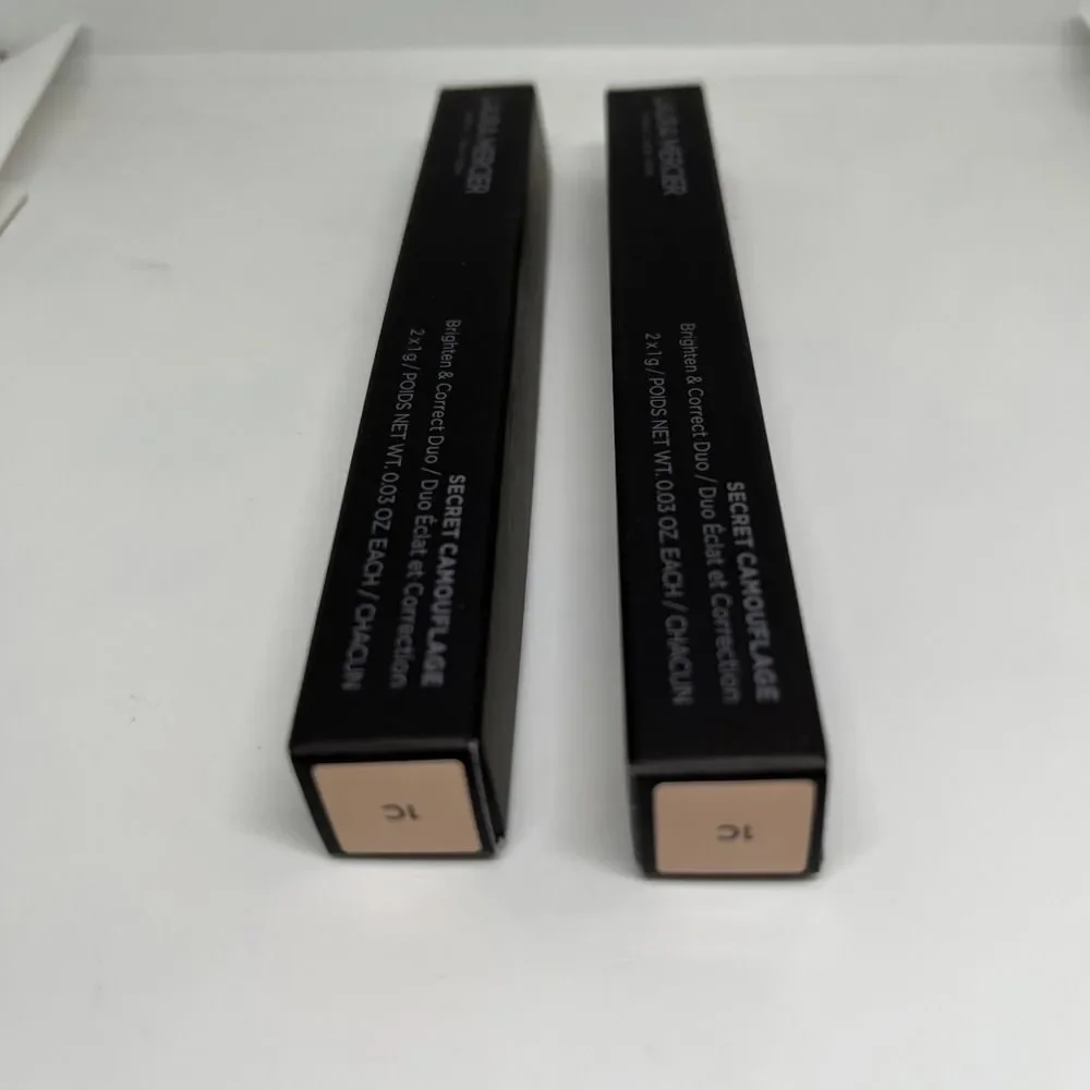 2 Lot 1C LAURA MERCIER SECRET CAMOUFLAGE Brighten & Correct Duo 0.06oz/2g NIB